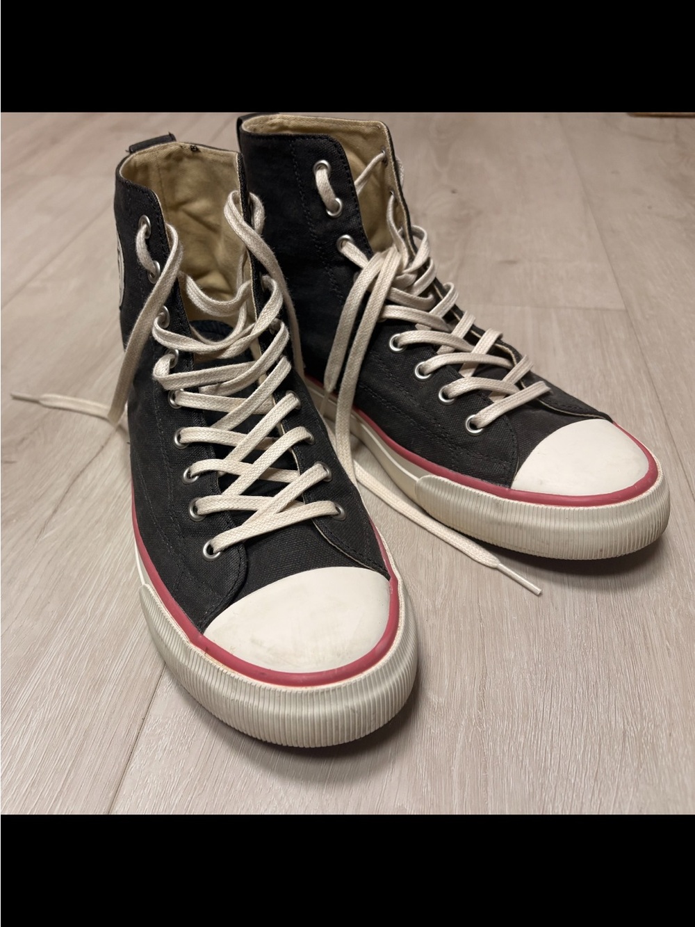 P.F. Flyers All-American High-Top Antique Black/Crimson